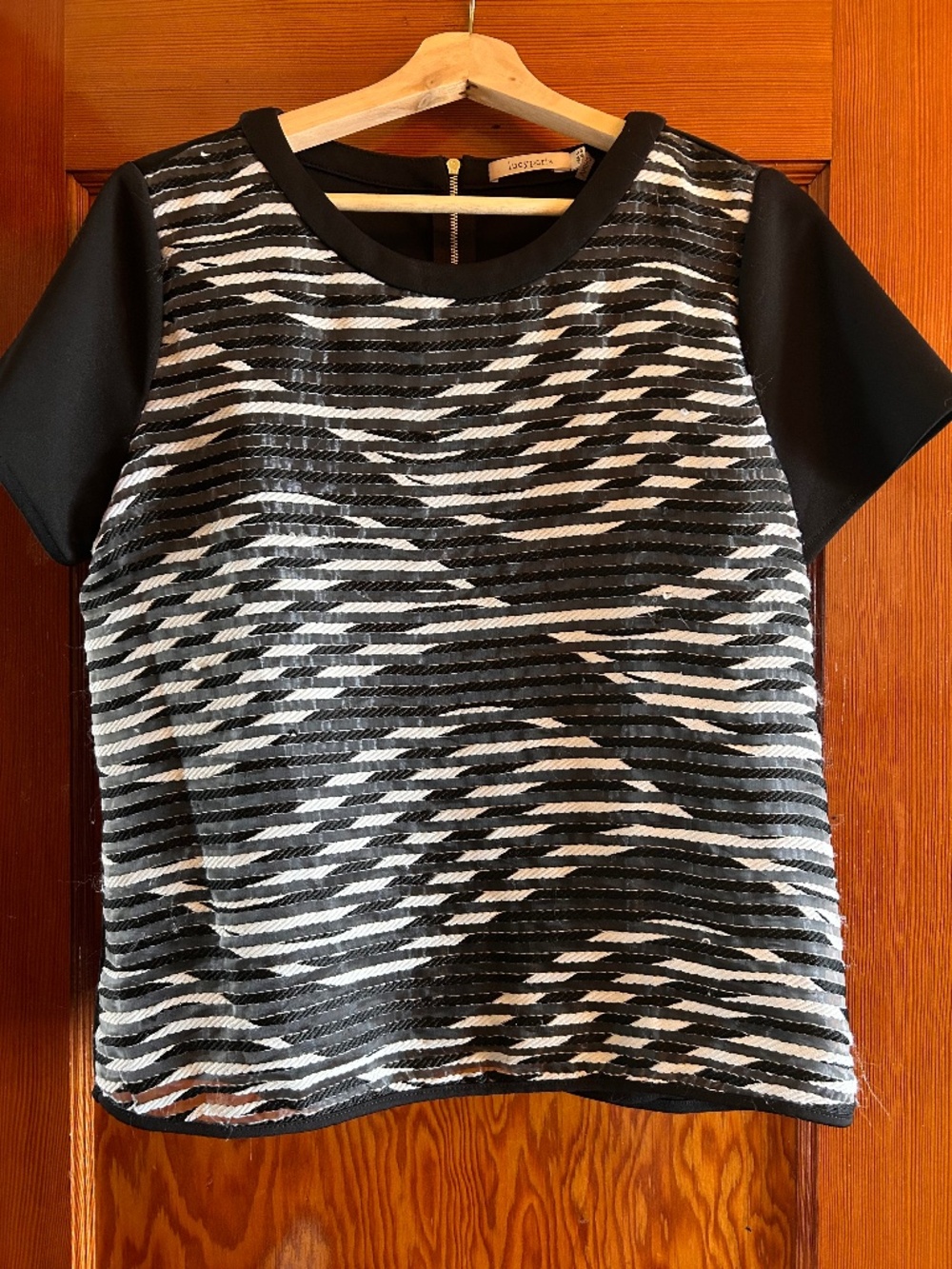 Lucy Paris short sleeve blouse